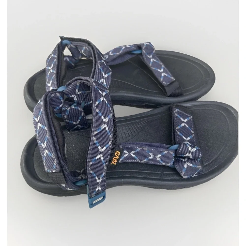 Teva Hurricane XLT2 Mens 9 Navy Blue Diamon Total Eclipse Hiking Sandals 1019234